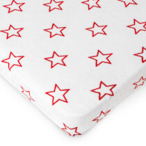 4Home Prestieradlo mikroflanel Stars red, 160 x 200 cm