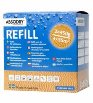 Absodry Refill 3x450g náhradné vrecká do pohlcovača vlhkosti