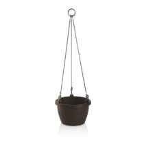 Gardenico Samozavlažovací závesný kvetináč Marina hnedá, pr. 30 cm