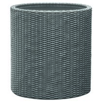 Keter Obal na kvetináč Cylinder Planter S sivá, 7 l, 28 x 28 x 28,3 cm