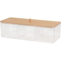 Kozmetický organizér Bamboo Eleganza, 23 x 9,5 x 6,5 cm