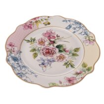 Porcelánový dezertný tanier Roses, 19,2 cm