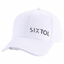 Sixtol Šiltovka s LED svetlom B-CAP 25lm, USB, uni, biela