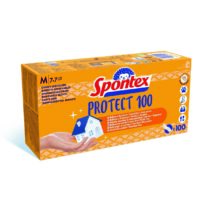 Spontex Protect jednorazové vinylové rukavice veľ. M, 100 ks