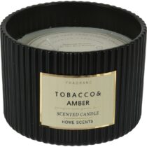 Vonná sviečka v skle Tobacco and Amber, 11,5 x 8 cm, 250 g