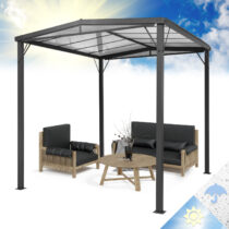 Blumfeldt Pantheon Solid Sky Flat pergola